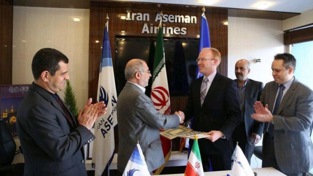 شرکت آسمان و بوئینگ برای فروش ۳۰ هواپیما به ایران به ارزش ۳ میلیارد دلار تفاهم کردند