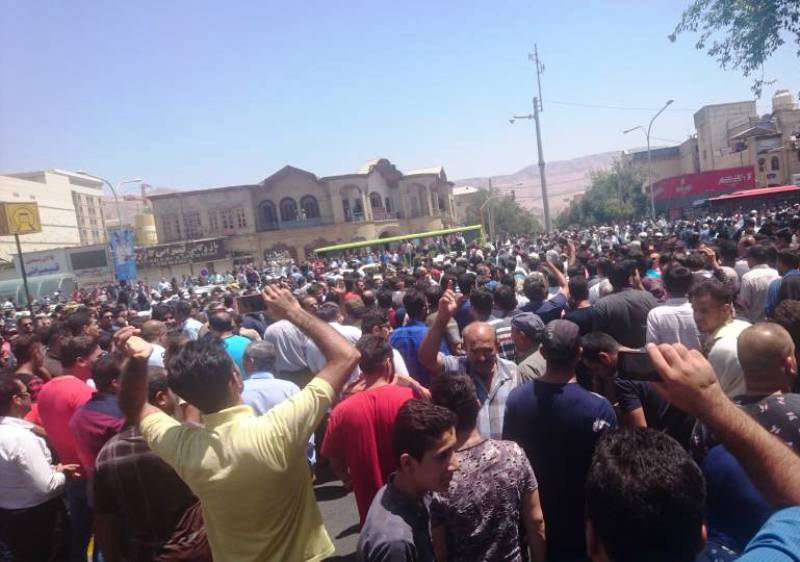 تجمعات اعتراضی در شیراز