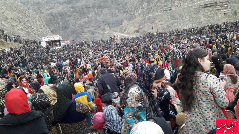 ویدئو و عکس‌هایی از جشن نوروزی در «تنگی‌سر» کردستان