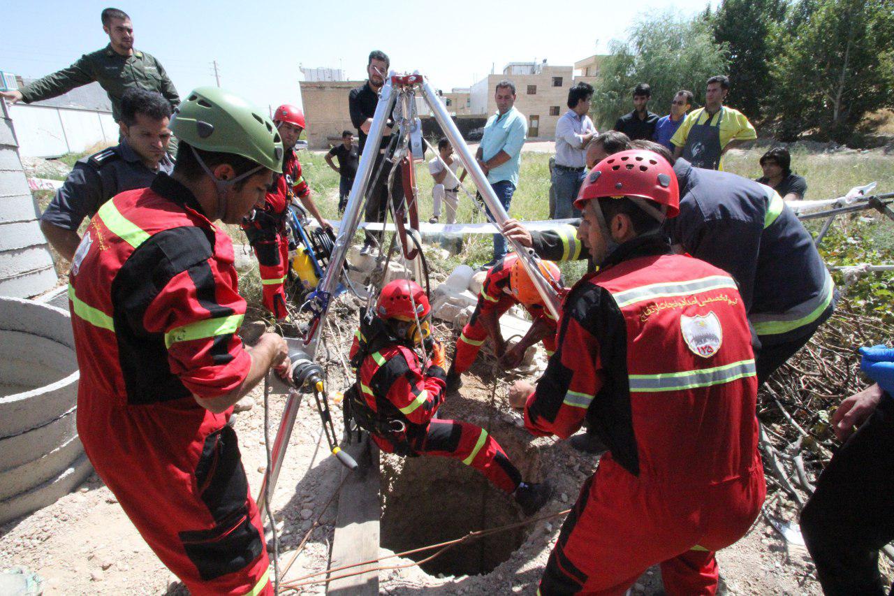 مرگ دو کارگر در شیراز بر اثر ریزش چاه