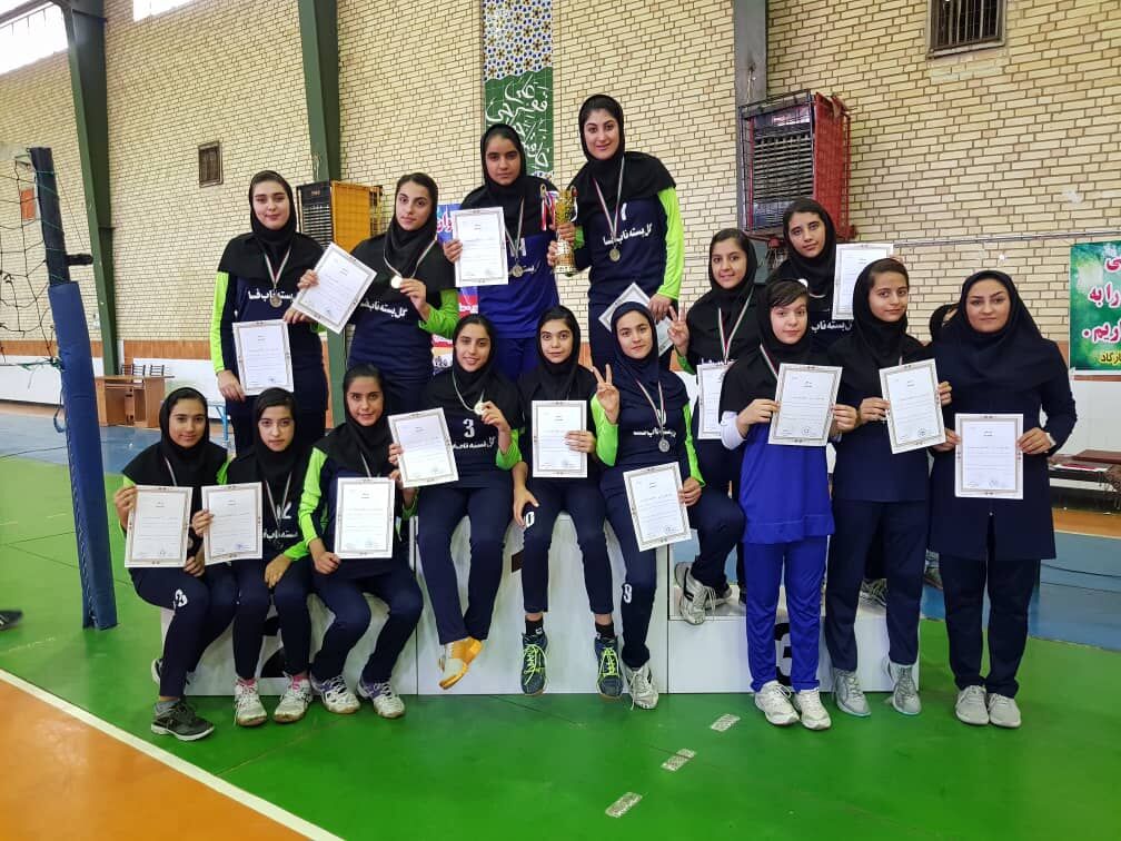 شیراز قهرمان مسابقات والیبال دختران فارس شد