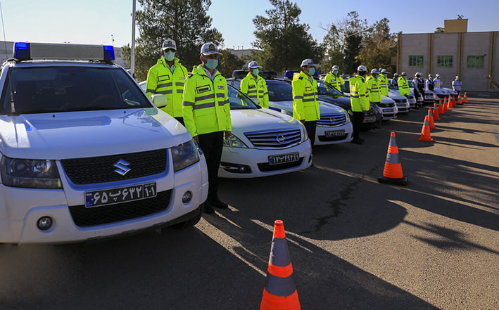 طرح ترافیکی زمستانه پلیس فارس آغاز شد