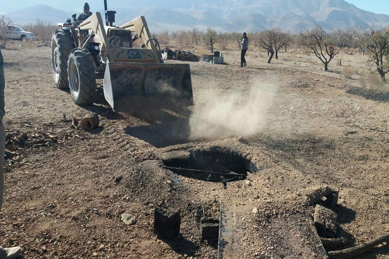 آغاز عملیات پُر کردن ۳۰۴ حلقه چاه غیر مجاز در کامفیروز مرودشت