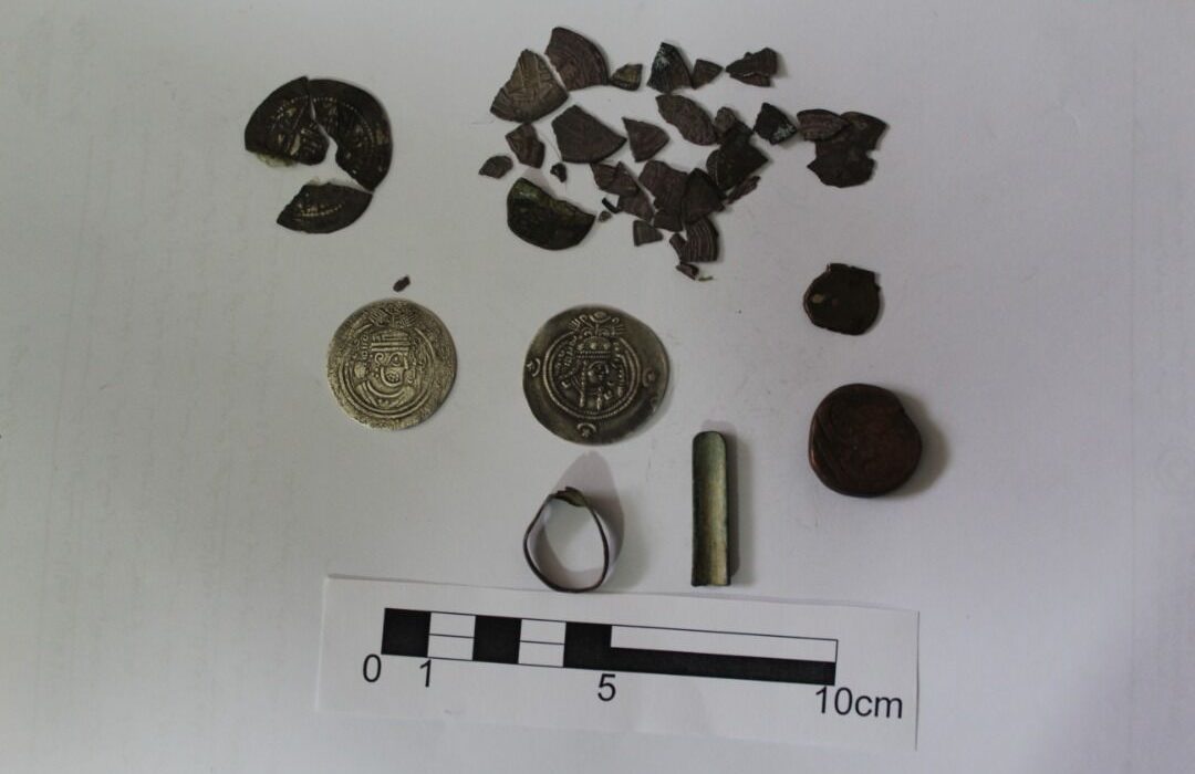 ۲ سکه باستانی از حفاران غیرمجاز پاسارگاد کشف شد