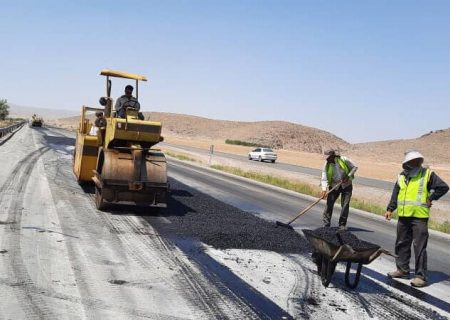 پرترددترین جاده استان فارس در دست تعمیر است