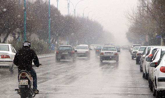 هوای فارس جمعه  ۲۴ دی ماه بارانی است