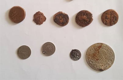 کشف سکه‌های تاریخی در نی‌ریز