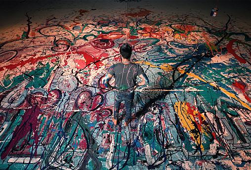 ساشا جفری و آفرینش بزرگترین اثر نقاشی جهان در دبی