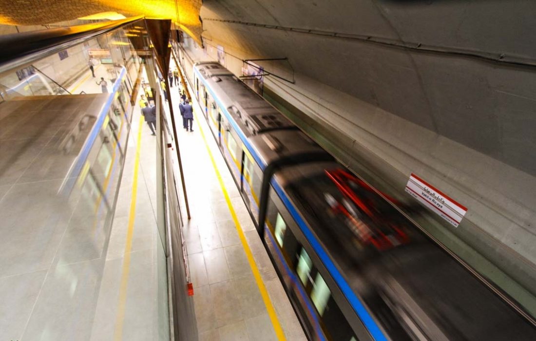 افزایش ظرفیت حمل مسافر مترو در شیراز