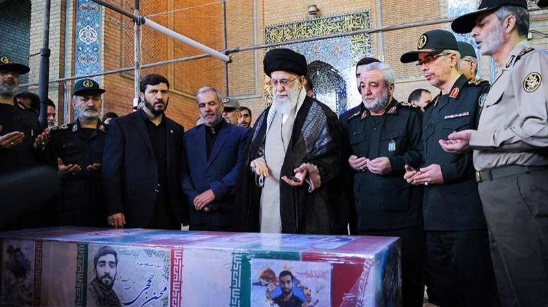 مراسم تشییع محسن حججی در تهران