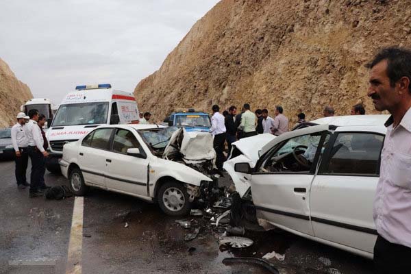افزایش ۱۳ درصدی ماموریت‌ حوادث رانندگی در فارس