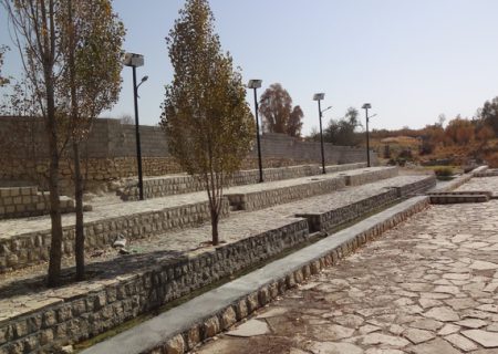 پروژه محوطه‌سازی تفرجگاه قصر یعقوب خرم بید آغاز شد