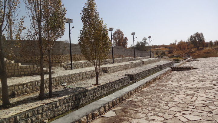 پروژه محوطه‌سازی تفرجگاه قصر یعقوب خرم بید آغاز شد