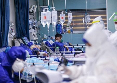 صف انتظار بیماران مبتلا به کرونا پشت در بیمارستان‌های فارس