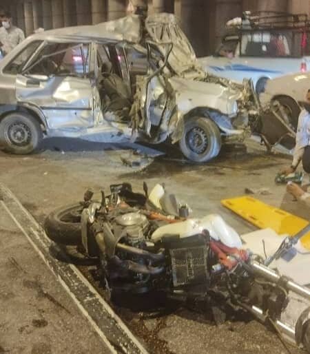 دو حادثه رانندگی در شیراز با ۲ کشته و۷ زخمی