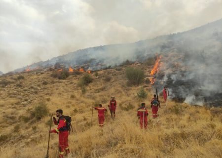 آتش در کمین مراتع و جنگل‌های فارس