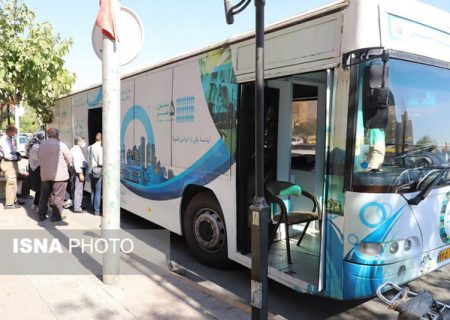 شروع کار اتوبوس دیابت در شیراز