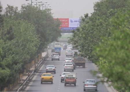 کیفیت هوای شیراز برای گروه‌های حساس ناسالم است