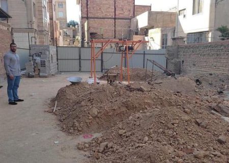 حفاری غیرمجاز و مشکوک وسط تهران