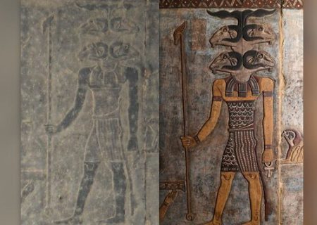 آشکارشدن نقاشی خیره‌کننده در مصر
