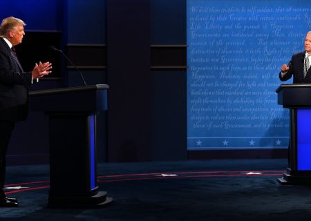 رویارویی ترامپ و بایدن در نخستین مناظره انتخاباتی ریاست‌جمهوری آمریکا