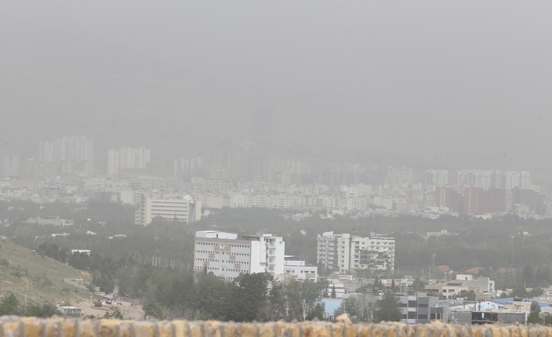کیفیت هوای شیراز، ناسالم برای گروه‌های حساس
