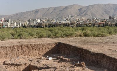 کشف تپه باستانی ۷۴۰۰ ساله در شیراز
