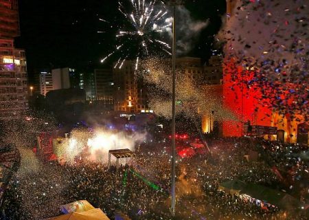 برگزاری جشن‌های آغاز سال نو میلادی در کشورهای مختلف جهان