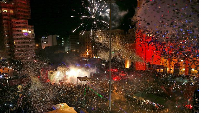 برگزاری جشن‌های آغاز سال نو میلادی در کشورهای مختلف جهان
