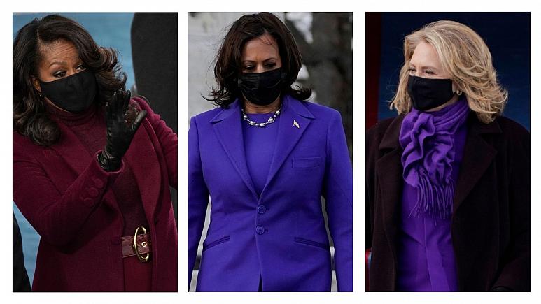 چرا زنان سیاستمدار رنگ بنفش را در مراسم تحلیف جو بایدن انتخاب کردند؟