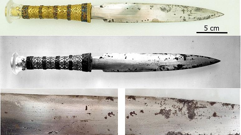 خنجر فضایی توت‌عنخ‌آمون؛ اشعه ایکس پرده از راز ساخت ۳۴۰۰ ساله برداشت