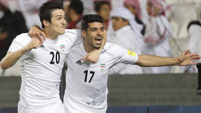تیم ملی فوتبال ایران قطر را در انتخابی جام جهانی روسیه برد