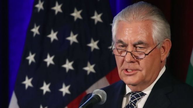 ادعای وزیر خارجه آمریکا: اگر ایران مهار نشود راه کره شمالی را می‌رود