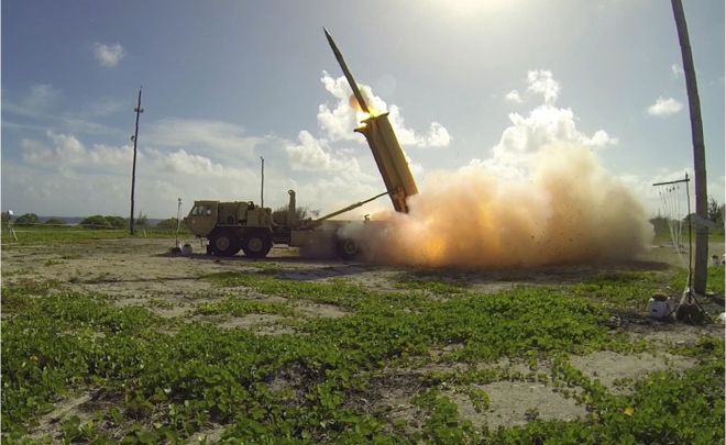 سیستم دفاع موشکی آمریکا در کره جنوبی راه افتاد