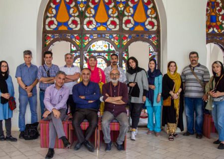 بازدید هنرمندان و دانشجویان از اماکن تاریخی