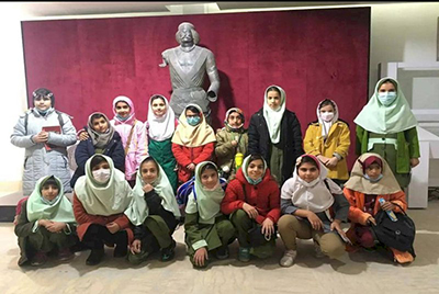 استقبال دانش‌آموزان از موزه باستان‌شناسی شهرستان ایذه