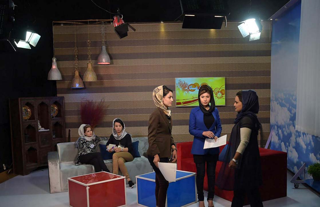 آلبوم عکس؛ «زن تی وی » اولین شبکه تلویزیونی زنان در افغانستان