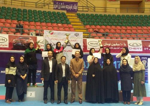 شیراز قهرمان مسابقات کونگ فو بانوان کشور شد