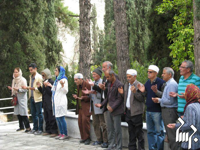 آیین گاهنبار در آرامگاه زرتشتیان شیراز برگزار شد