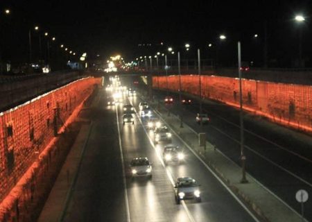 افتتاح طرح زیرگذر گلستان شیراز