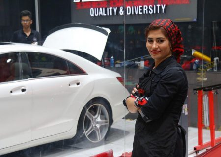 مریم روحانی، مشهورترین دختر ترمیم‌کنندۀ رنگ خودرو در ایران